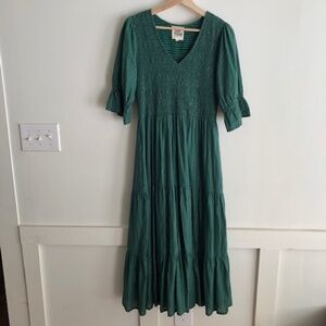River Goddess Jade Kaaya Maxi Dress Lined Size M